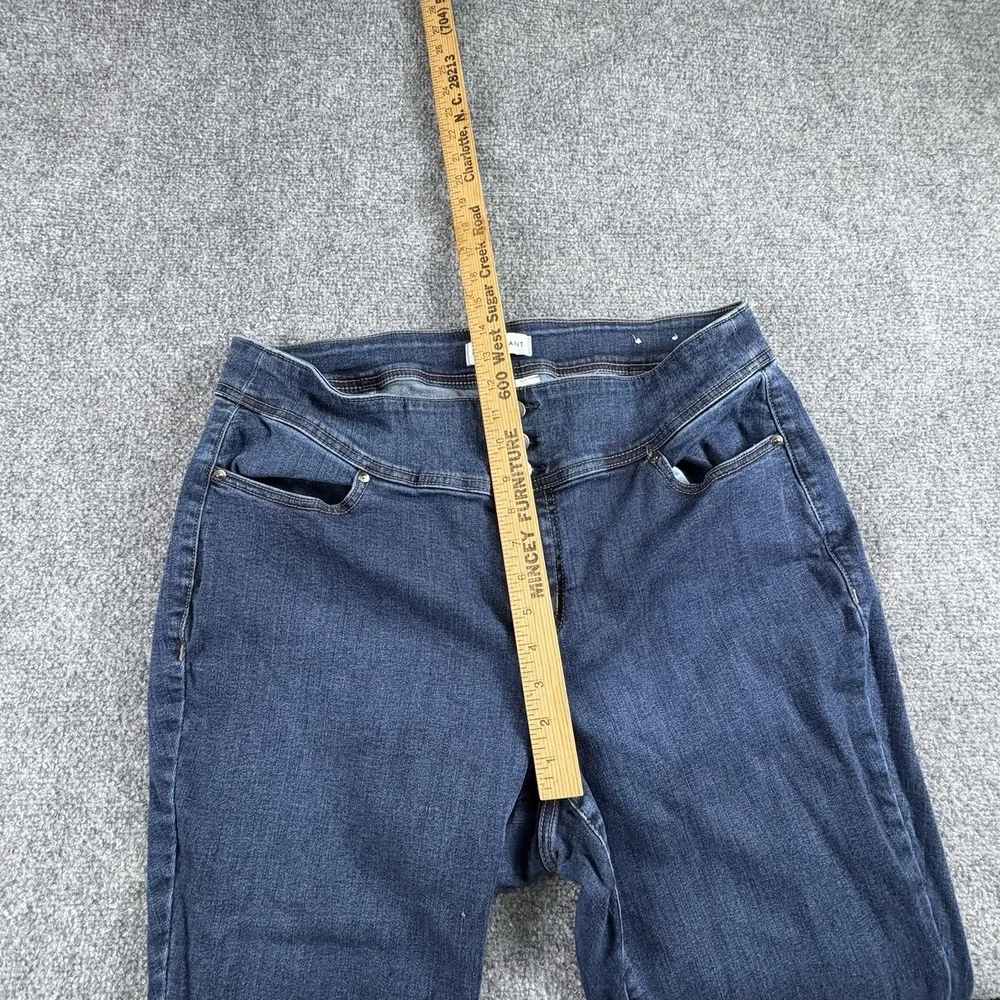 Lane‎ Bryant Jeans Womens 18 Blue High Rise Flex Jegging Classic Boho Streetwear